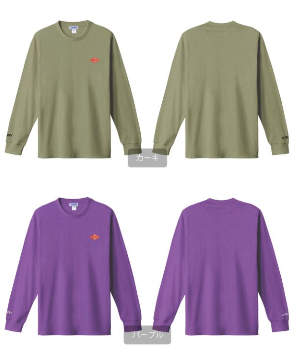 GERRY】別注ダイヤワッペン長袖Tシャツ
