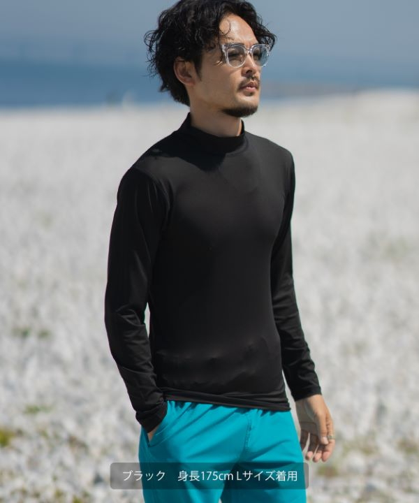 ☆専用☆新品未使用 FORME ラッシュガードモックネック　ブラック ラッシュガード セットアップ 上下セット モックネック ハイネック