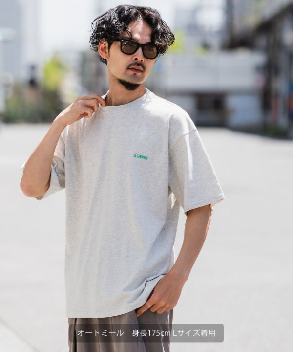 GERRY】別注カラーボックスロゴ半袖Tシャツ
