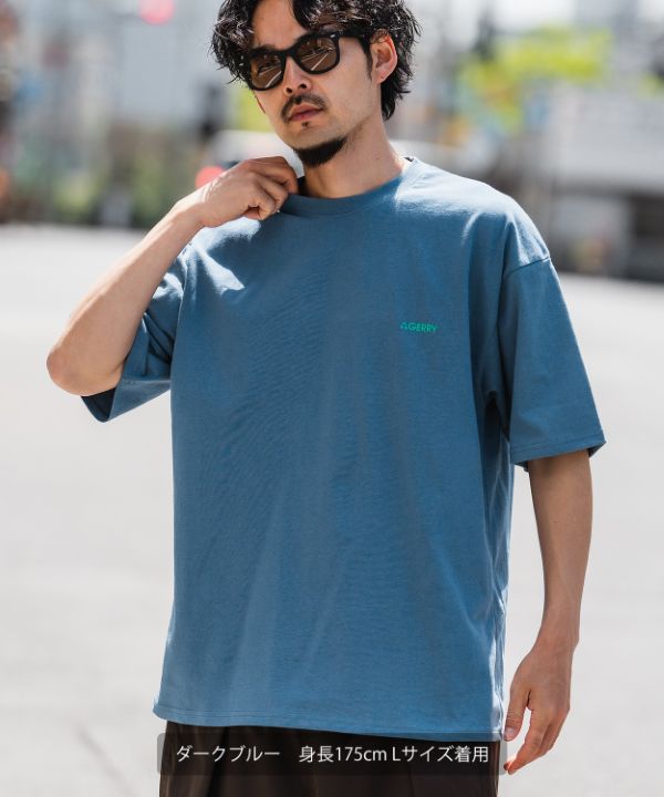 GERRY】別注カラーボックスロゴ半袖Tシャツ