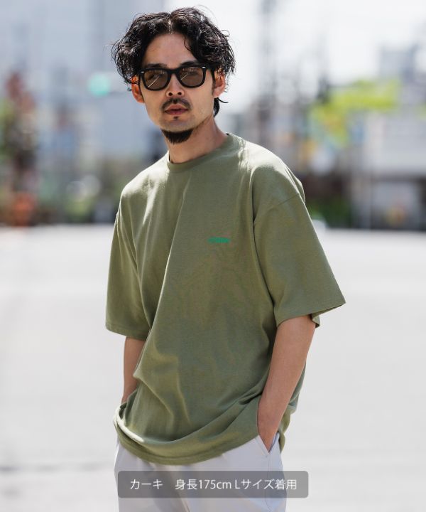 GERRY】別注カラーボックスロゴ半袖Tシャツ