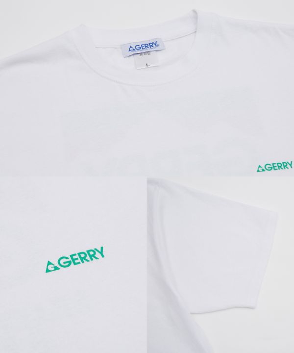 GERRY】別注カラーボックスロゴ半袖Tシャツ