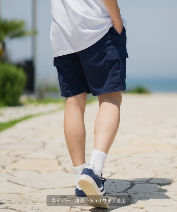 ポリタフタカーゴショートパンツ