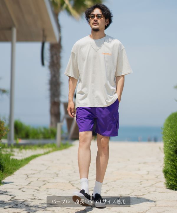 ポリタフタカーゴショートパンツ