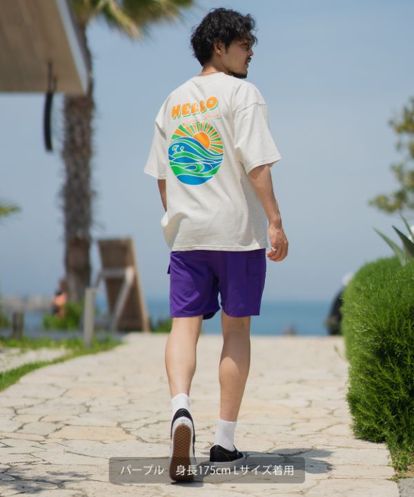 ポリタフタカーゴショートパンツ