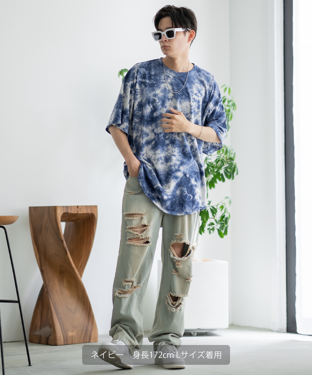 ILL ONE EIGHTY [イル ワンエイティ] タイダイ染めTシャツ
