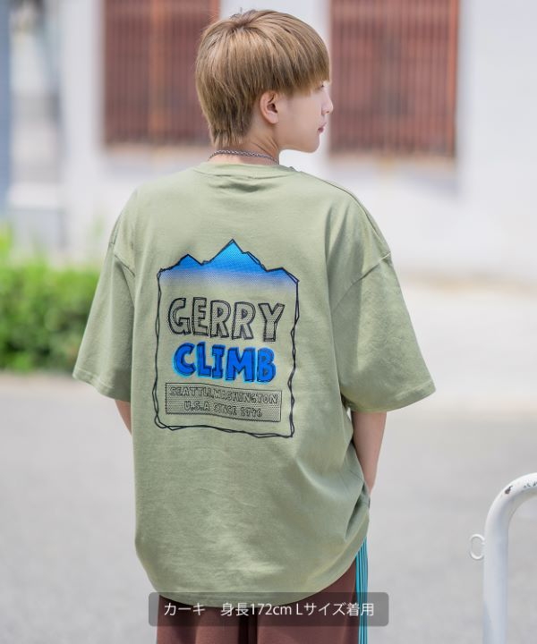 GERRY】別注MT手書き風ロゴ半袖Tシャツ