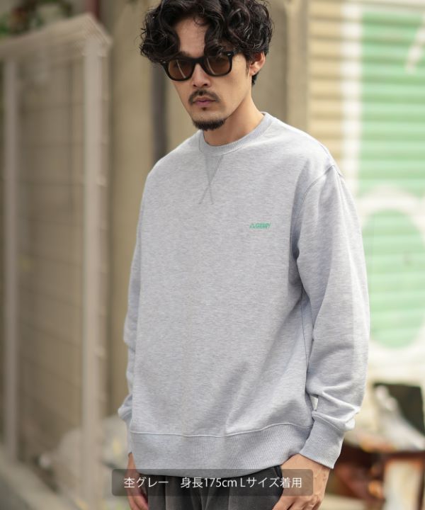 GERRY】別注カラーボックスロゴ裏起毛トレーナー