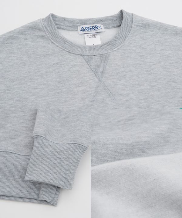 GERRY】別注カラーボックスロゴ裏起毛トレーナー