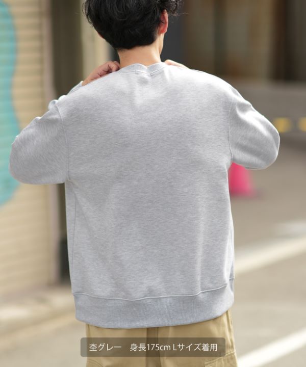 GERRY】別注ダイヤワッペン裏起毛トレーナー