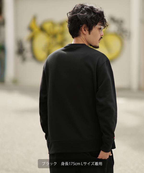 GERRY】別注ダイヤワッペン裏起毛トレーナー