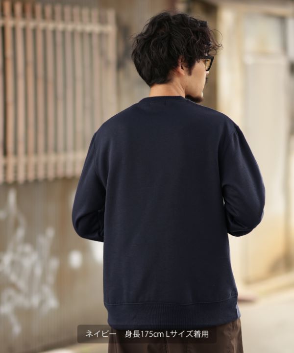 GERRY】別注ダイヤワッペン裏起毛トレーナー