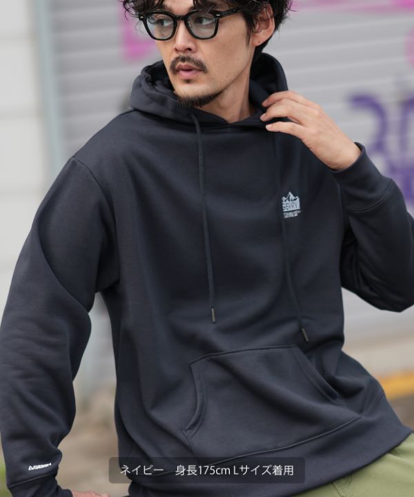 GERRY】別注MT刺繍裏起毛プルパーカー