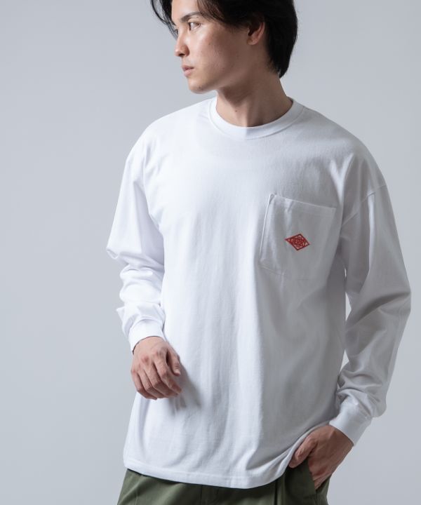 GERRY】別注ダイヤワッペン長袖ポケットTシャツ