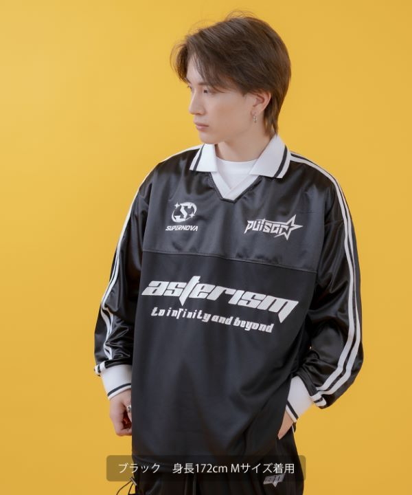 グロッシーサッカーゲームシャツ