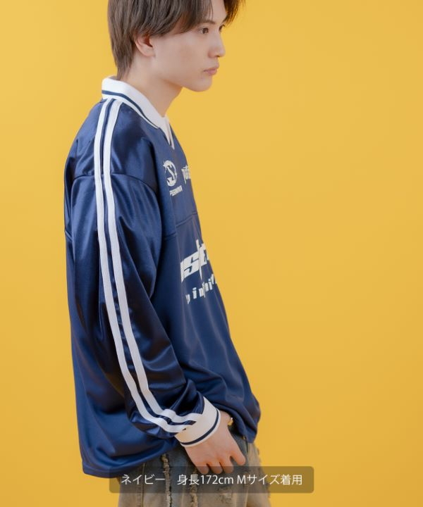 グロッシーサッカーゲームシャツ