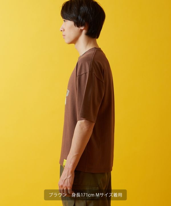 DDP】ブラックレターロゴ半袖Tシャツ