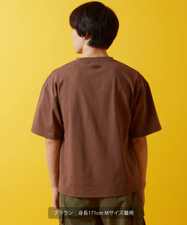 DDP】ブラックレターロゴ半袖Tシャツ