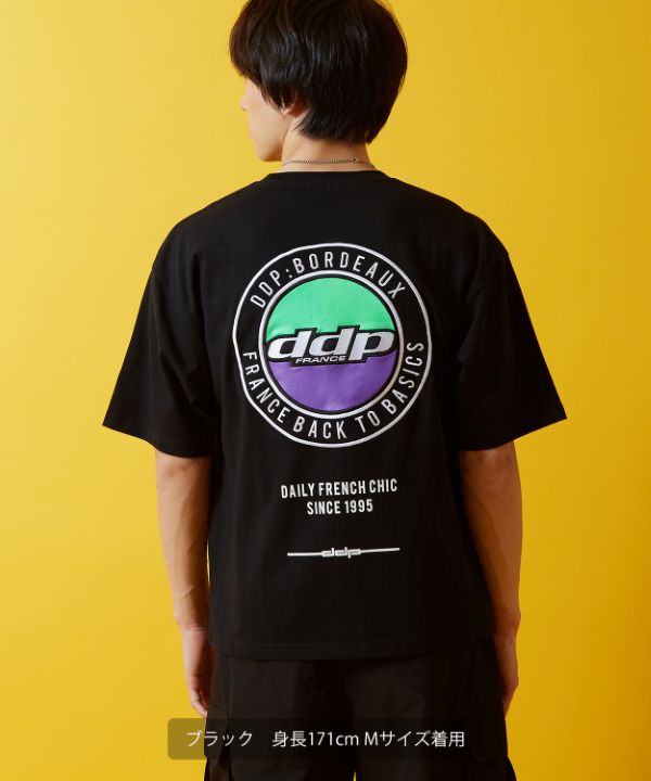 DDP 半袖ロゴTシャツ Mサイズ メンズ 90s ヴィンテージ DDP】サークルロゴ半袖Tシャツ