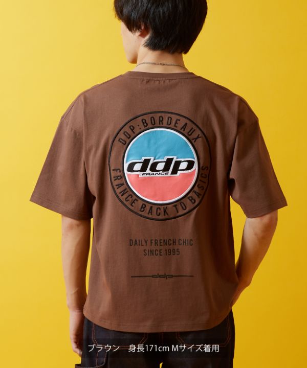 DDP 半袖ロゴTシャツ Mサイズ メンズ 90s ヴィンテージ DDP】サークルロゴ半袖Tシャツ