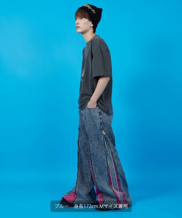 リメイクデニムパンツ