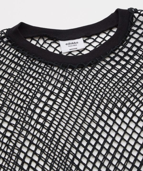 粗メッシュ 半袖Tシャツ