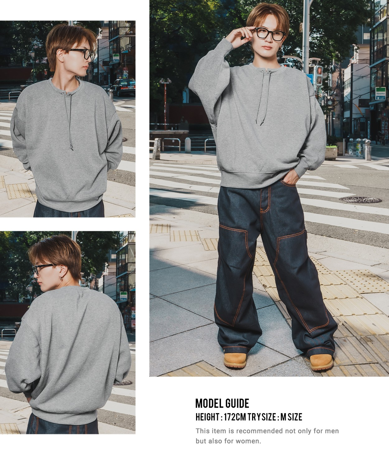 裏起毛綿タッチ立衿コードドルマントレーナー