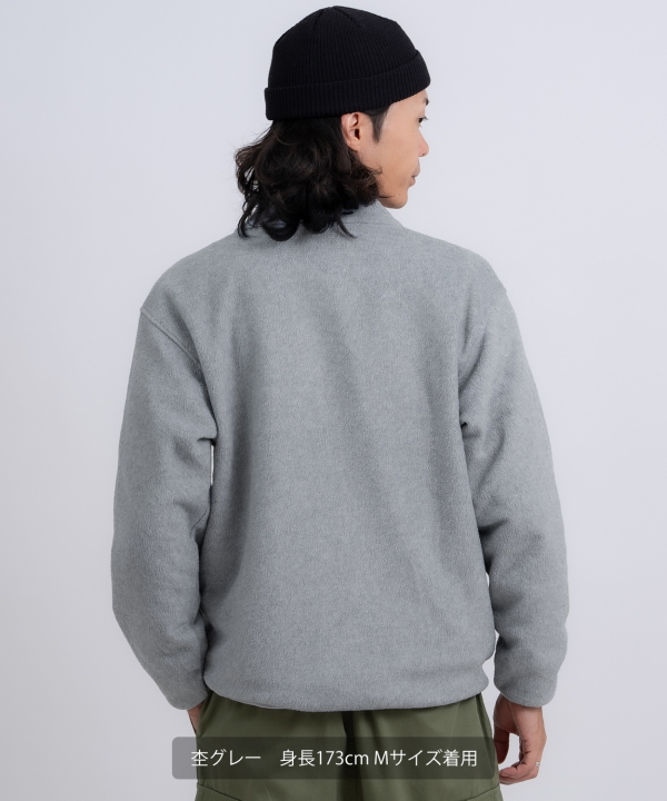 358　BY GLADHAND フリースジャケット グレー フリースジャケット