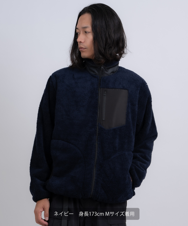 防風ボアジャケット