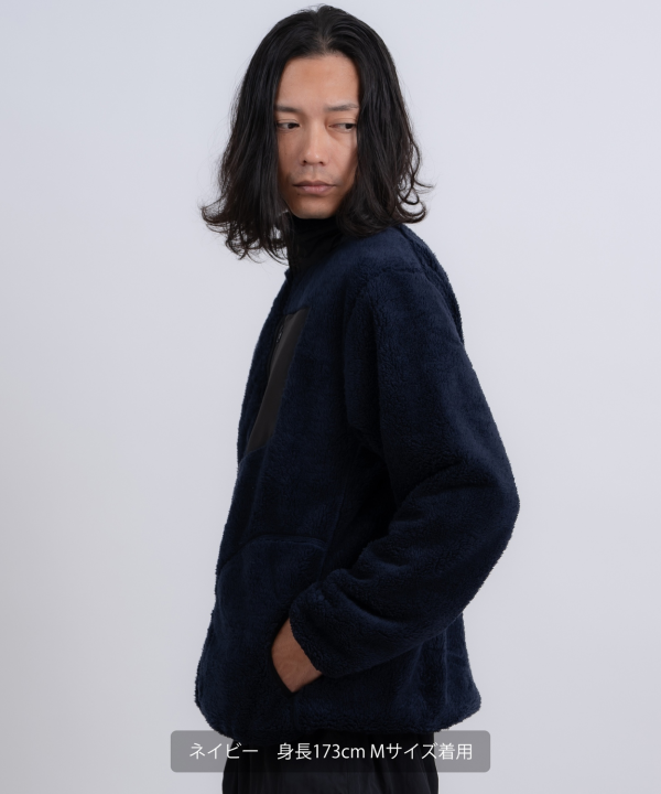 防風ボアジャケット