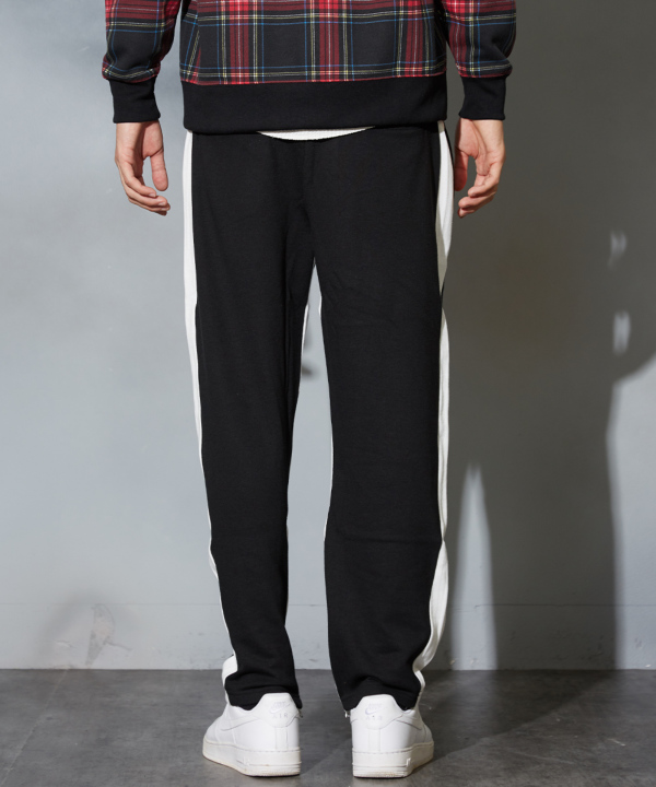 MARK&LONA✨ダウン切替えパンツ size48 チャコール 中綿 裏起毛