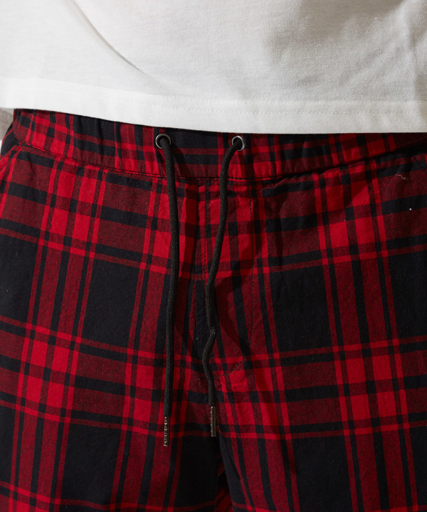 チェック柄ショートパンツ