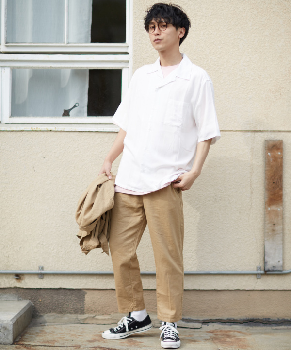 UNDERCOVER24SS レーヨン半袖開襟シャツ 半袖開襟レーヨンシャツ