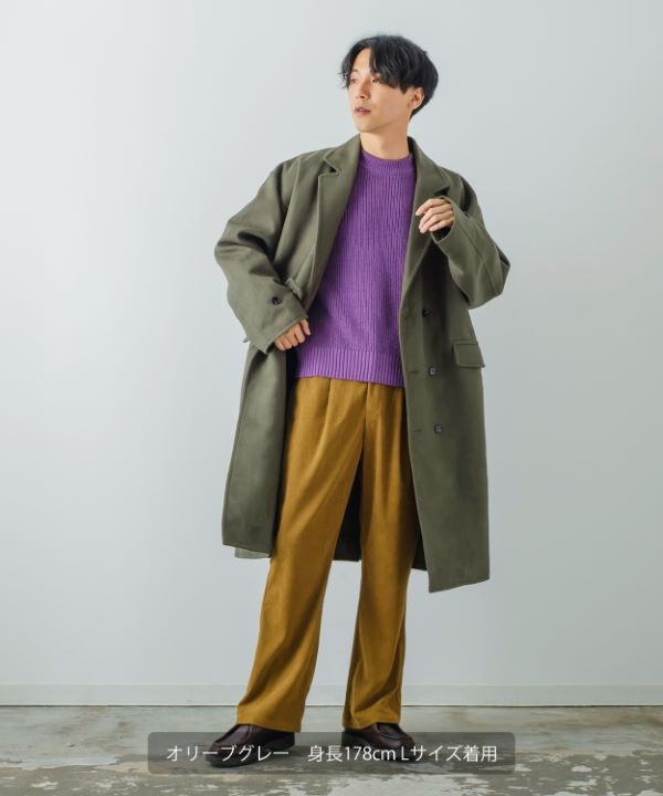 improves】メルトンチェスターコート