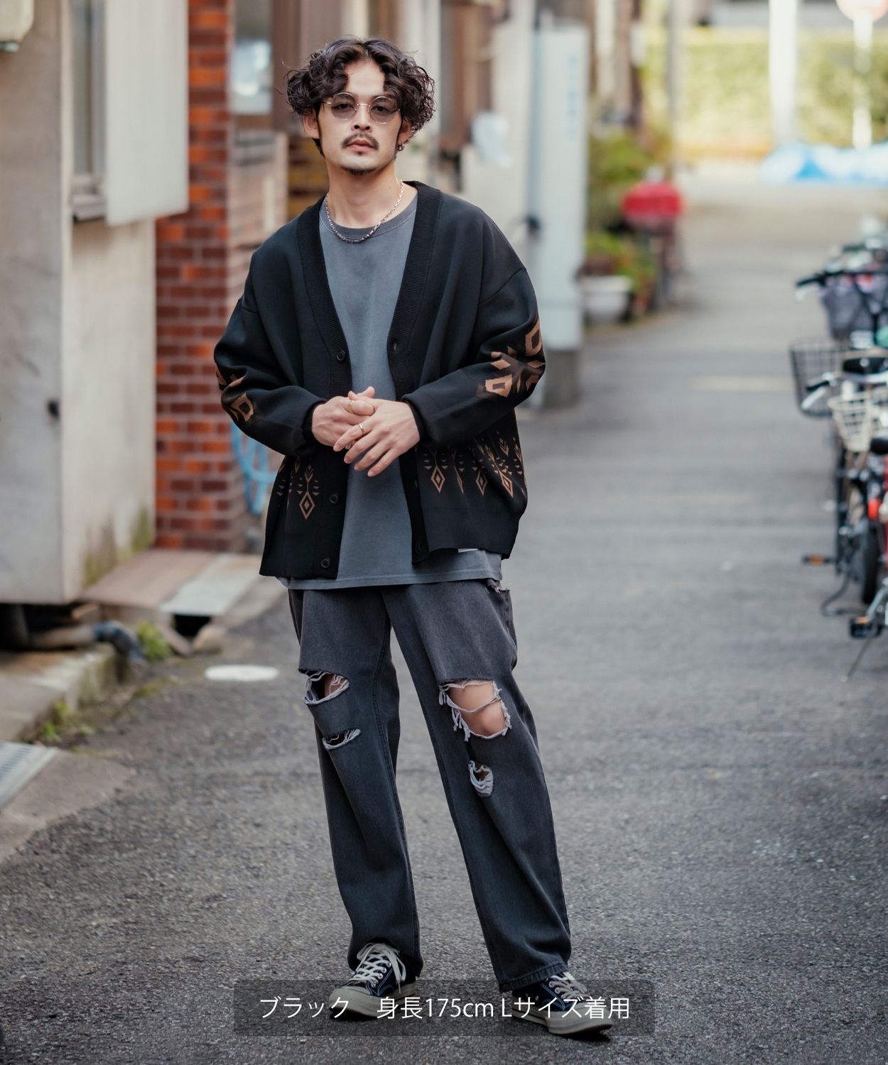即決 サイズL Journal Standard ネパール製 ショールカラー