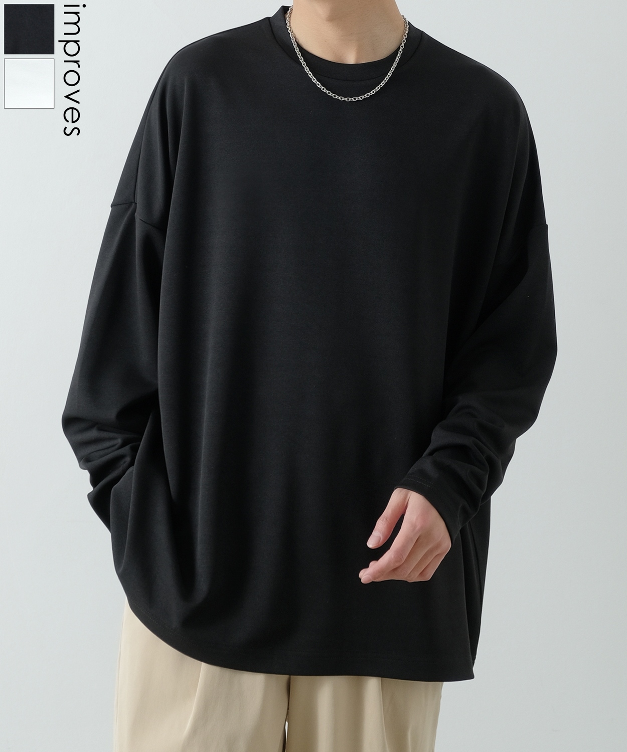 NULL】ポンチドルマン長袖Tシャツ