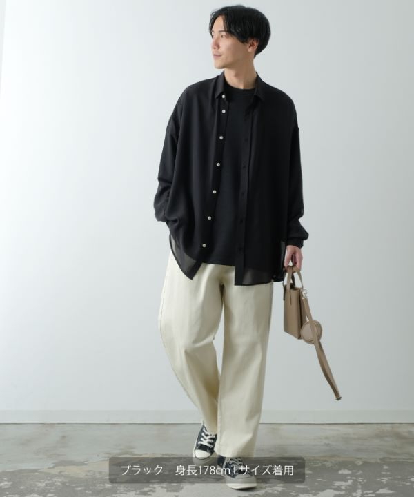 NULL】ポンチドルマン長袖Tシャツ