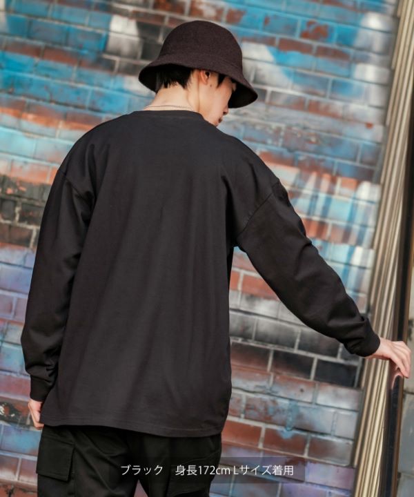 UAU】長袖フラワープリントTシャツ
