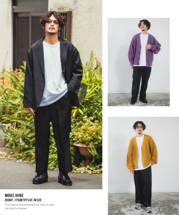 null. セットアップ NULL】ポリセットアップパンツ