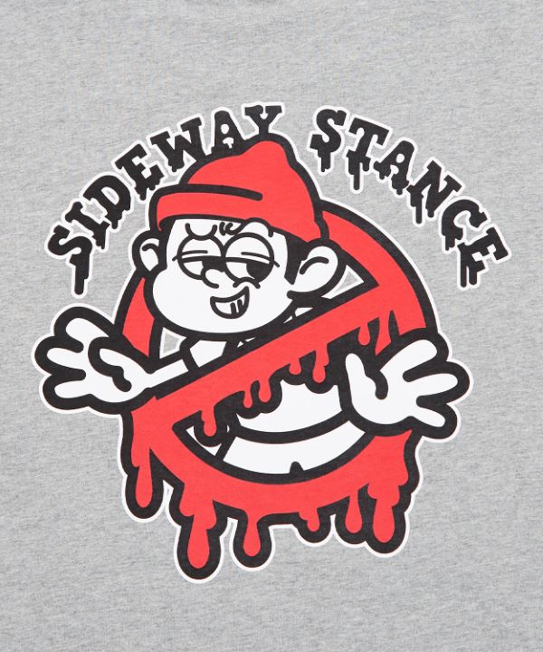 SIDEWAYSTANCE】長袖ゴーストバスターズプリントTシャツ