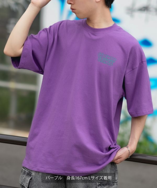 SIDEWAYSTANCE】半袖イナイイナイバープリントTシャツ