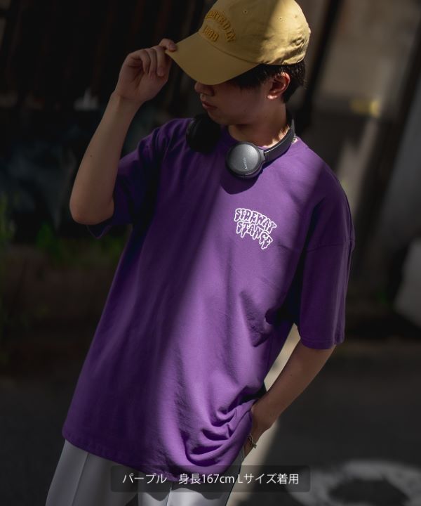SIDEWAYSTANCE】半袖ゴーストバスターズプリントTシャツ