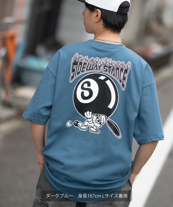 BUAISOU × FIRM WIDE ダークブルー Tシャツ KUUUPY tシャツ Fuhaku Side Zip Design T-Shirts - 布帛サイド