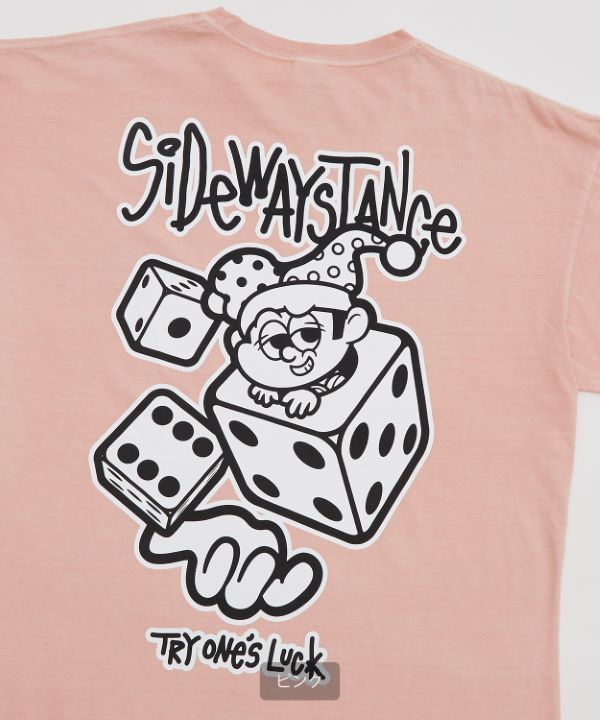 SIDEWAYSTANCE】半袖ダイスピグメントTシャツ