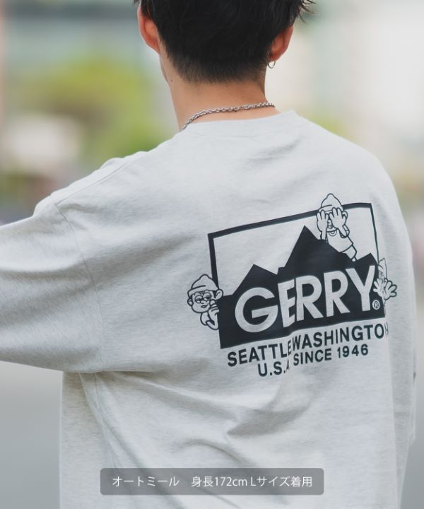 SIDEWAYSTANCE×GERRY】半袖ボックスロゴコラボTシャツ