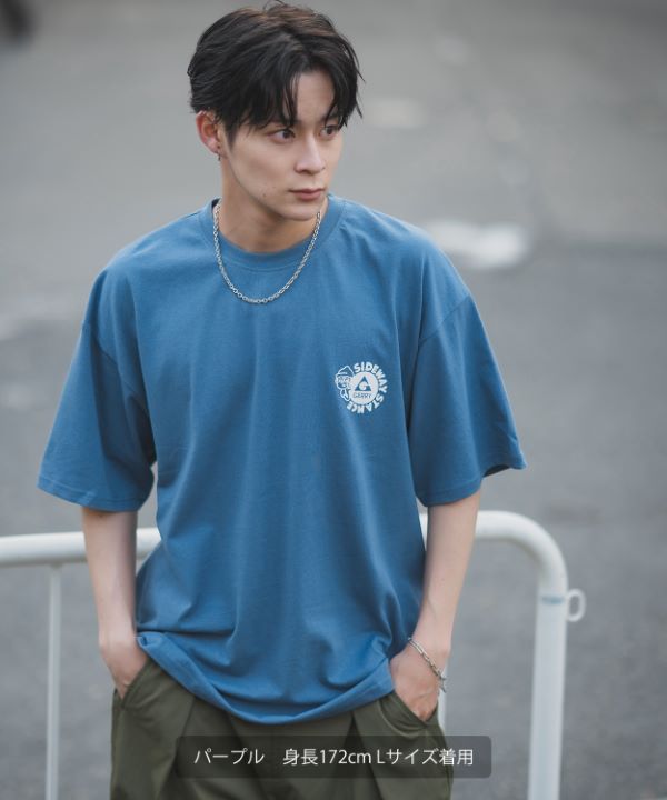 SIDEWAYSTANCE×GERRY】半袖ボックスロゴコラボTシャツ