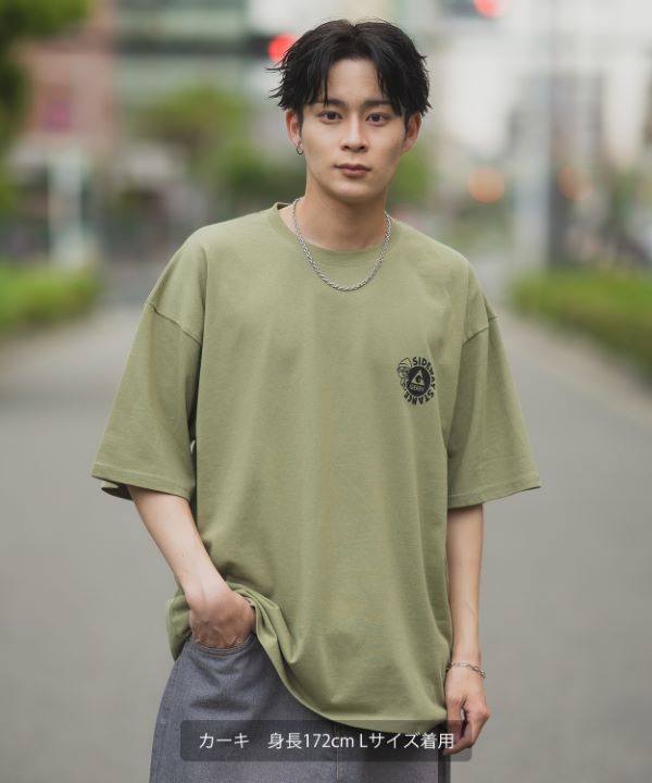 SIDEWAYSTANCE×GERRY】半袖ボックスロゴコラボTシャツ