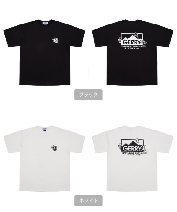 SIDEWAYSTANCE×GERRY】半袖ボックスロゴコラボTシャツ