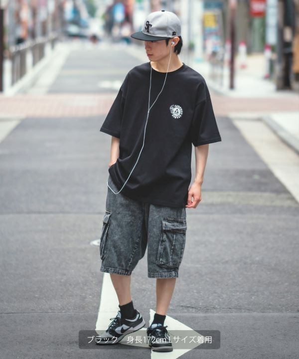 SIDEWAYSTANCE×GERRY】半袖バギーコラボTシャツ