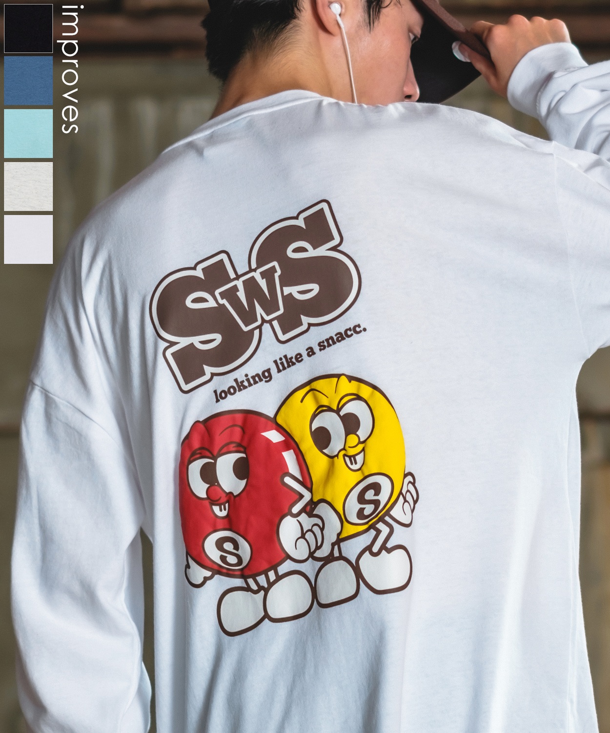 SIDEWAYSTANCE】SWS's長袖Tシャツ
